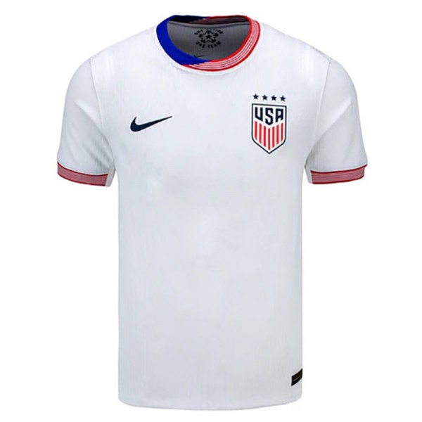 USA maglia da casa uniforme da calcio prima maglia da calcio per abbigliamento sportivo da uomo 2024-2025